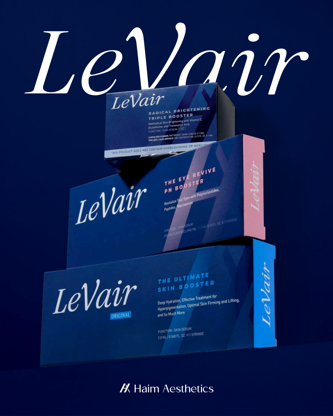 Meet the LeVair Skin Booster Line✨