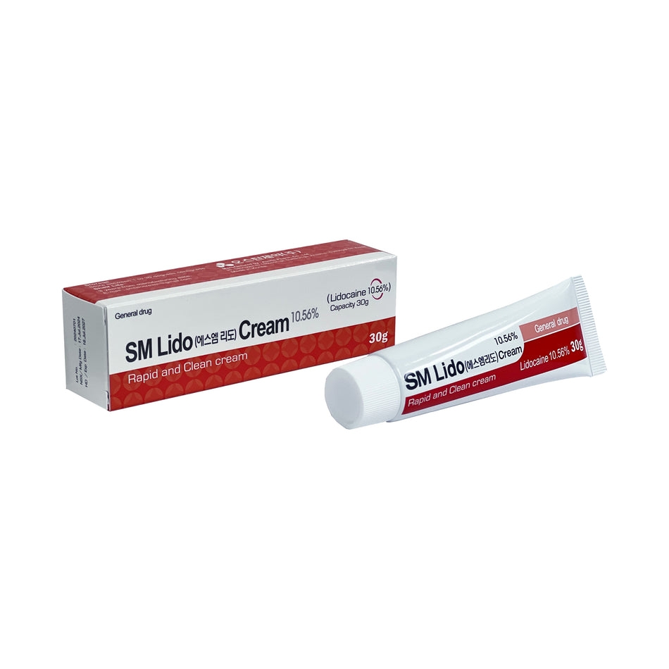 SM Lido Cream 10.56% Lidocaine Cream---30g