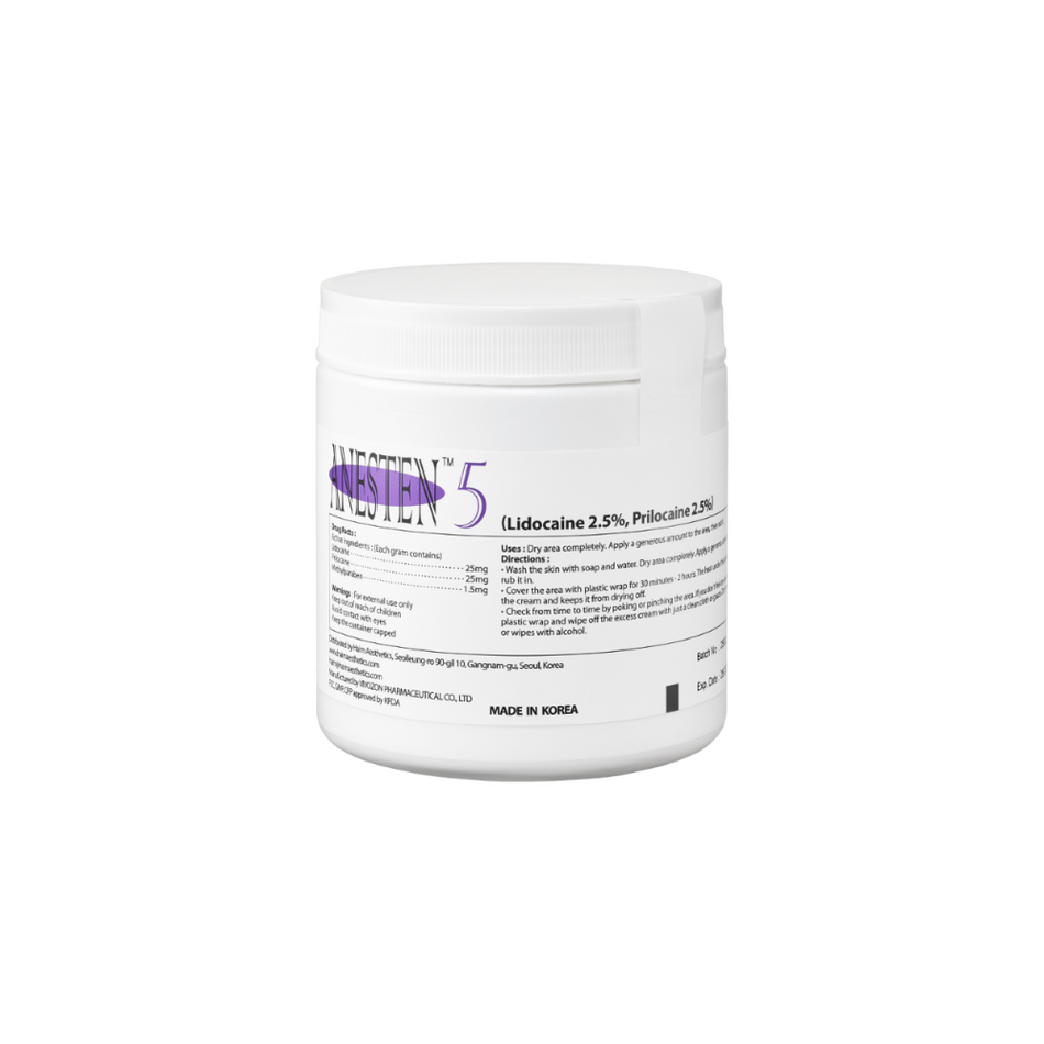 ANESTEN 5 Cream - 450g (2.5% Lidocaine and 2.5% Prilocaine )
