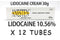 ANESTEN-12 tubes! 10.56% Lidocaine Cream(360g)