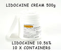 ANESTEN-10 containers(5,000g) 10.56% Lidocaine Cream